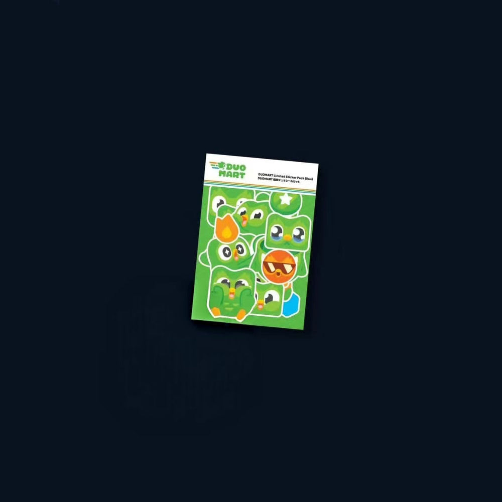 Duolingo - DUOMART Osaka Series - Character Sticker Pack