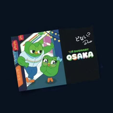 Duolingo - DUOMART Osaka Series - Postcard
