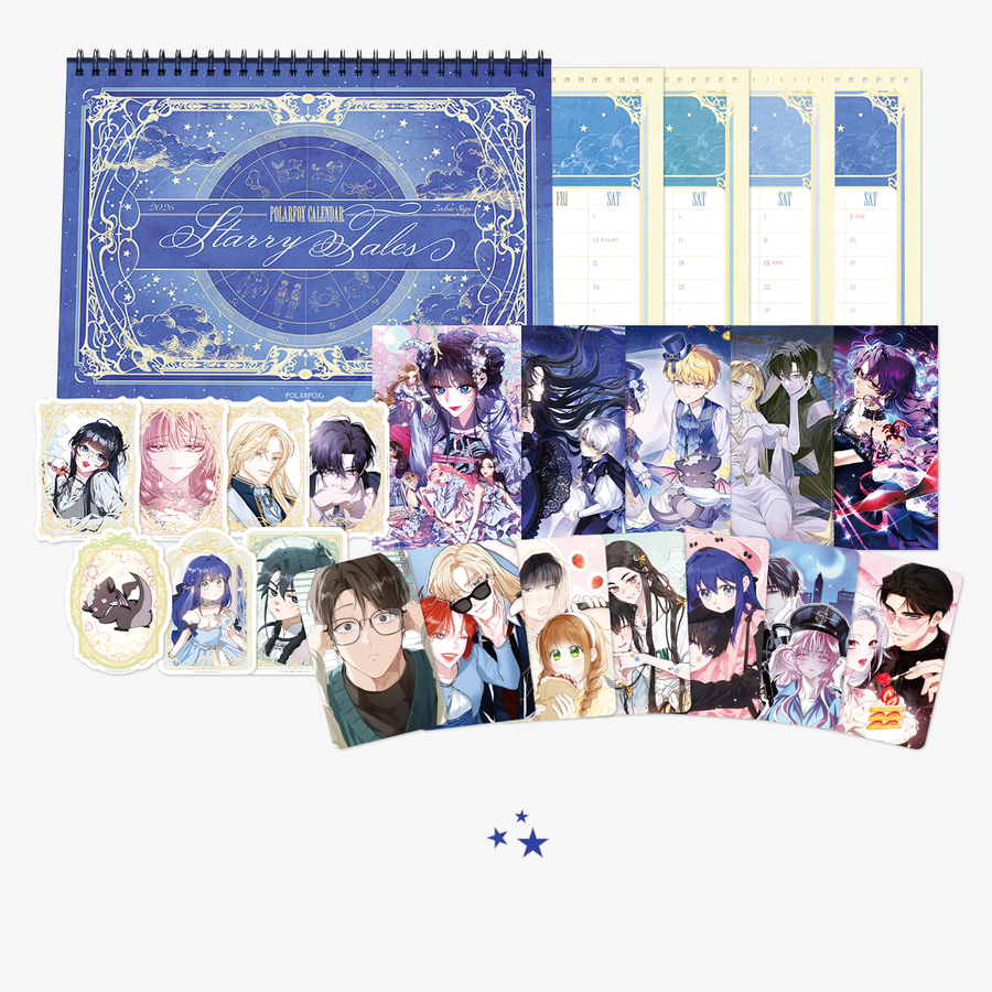 Polar Fox - 2026 Starry Tales Calendar and Poster Set