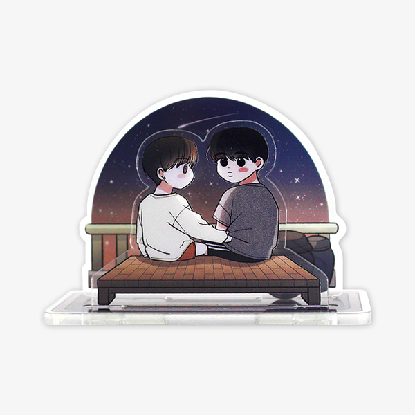 Between the Stars - Acrylic Diorama - Woon and Byeol