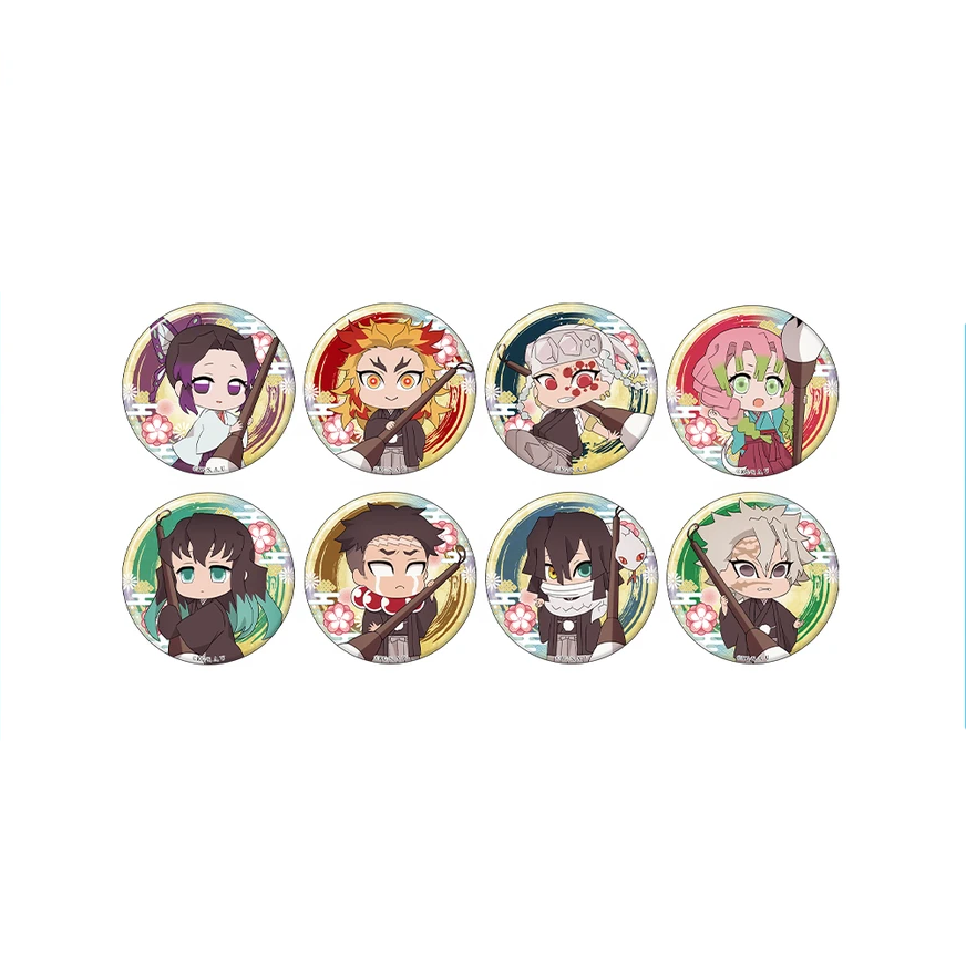 【Pre-Order】Demon Slayer: Kimetsu no Yaiba x BW2026 - Calligraphy ver. Badge Blind Box Type B (56mm)