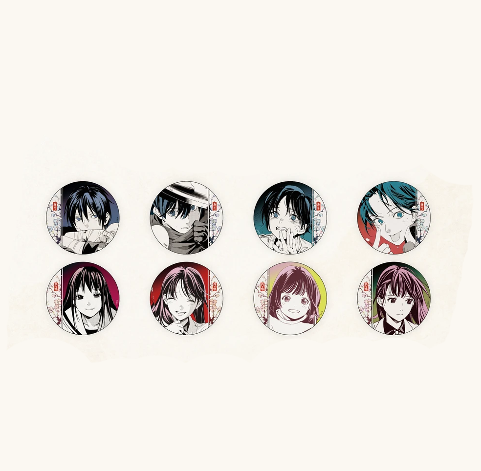 【Pre-Order】Noragami - ComeFor Café - Floating Flower Image Series Badge Blind Box
