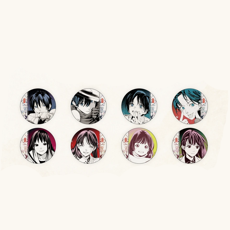 【Pre-Order】Noragami - ComeFor Café - Floating Flower Image Series Badge Blind Box