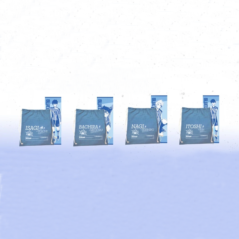 Blue Lock - Neo Egoist League Series - Drawstring Bag & Slogan Banner Set