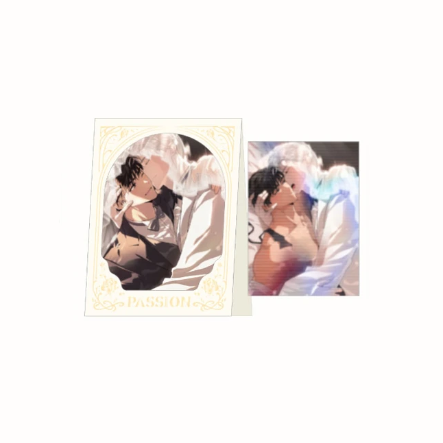 PASSION - Boutonnière's Vow - Lenticular Postcard & Frame Stand Set