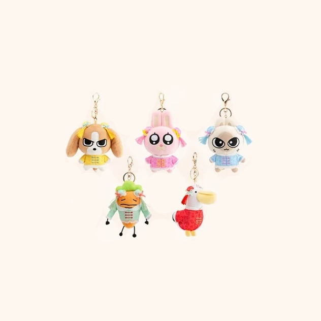 【Pre-Order】LiPU Friends × Irasutoya - National-Style Idol Plush Charm