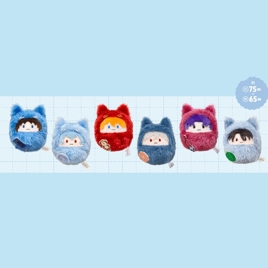 【Pre-Order】Evangelion - Palm Zoo Plush Doll Blind Box