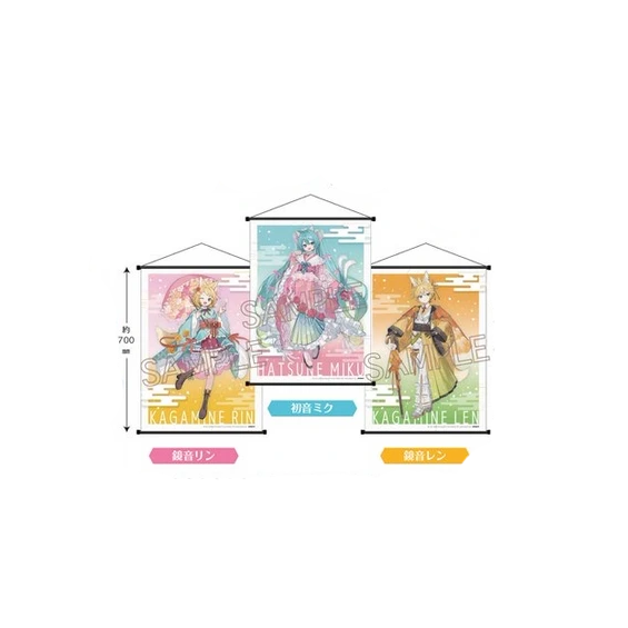 【Pre-Order】Hatsune Miku - Hyakki Yakou Kaido Sanpo - Chirimen Tapestry