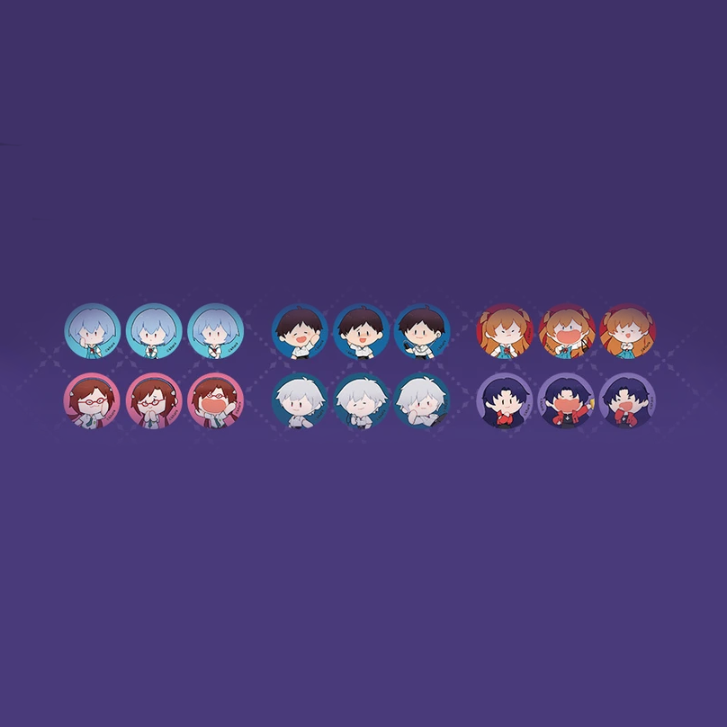 Evangelion - UWA Series - Mini Badge Blind Pack