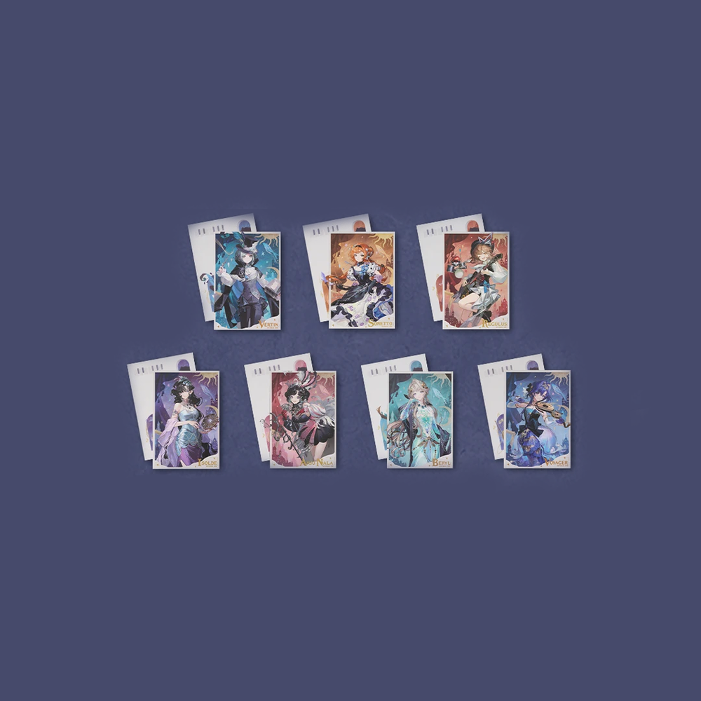 Reverse:1999 - GSAS 2026 - Polyphonic Night Series - Postcard Set (7 pcs)