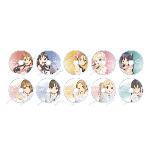 K-ON! - Ani-Art aqua label Vol.2 - CD-Style Acrylic Coaster Blind Box