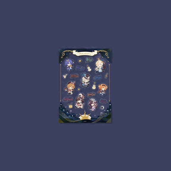 Reverse:1999 - GSAS 2026 - Polyphonic Night Series - Chibi Sticker Sheet