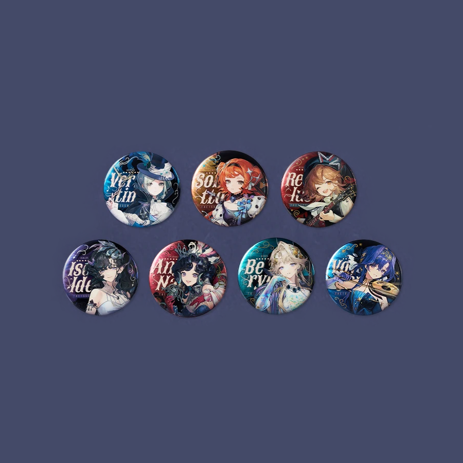 Reverse:1999 - GSAS 2026 - Polyphonic Night Series - Tin Badge
