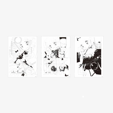 【Pre-Order】Kaitou Saint Tail - Reproduction Art Print (Set of 3, 05)