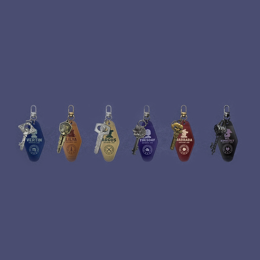 Reverse:1999 - GSAS 2026 - Night Lodging Series - Hotel Keychain Set