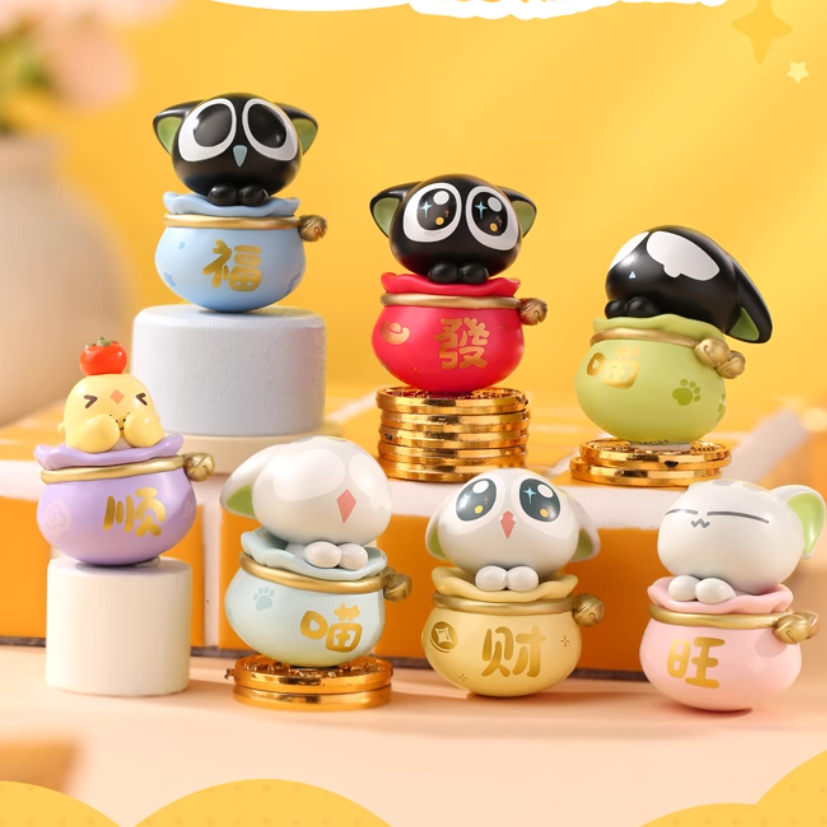 THE LEGEND OF HEI 2 - Anime Moe Plush Shaky Desktop OrnamentBlind Box
