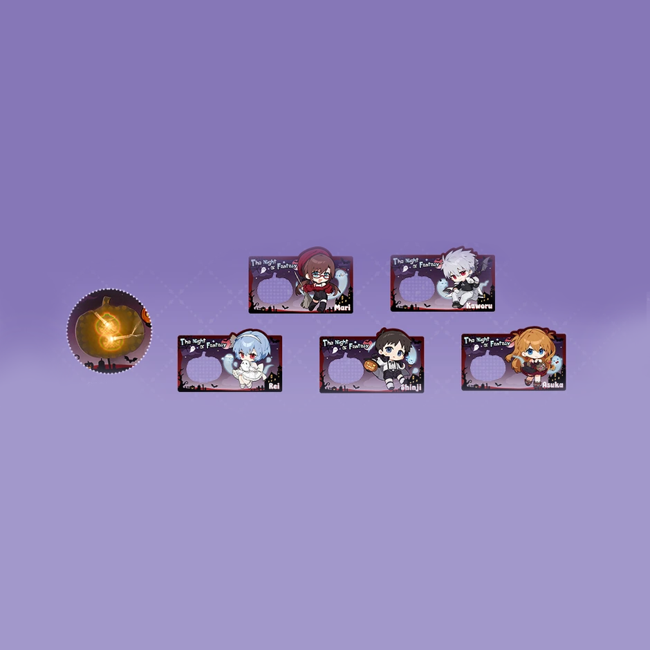 Evangelion - The Night of Fantasy Series - Chibi Diffraction Card Blind Box