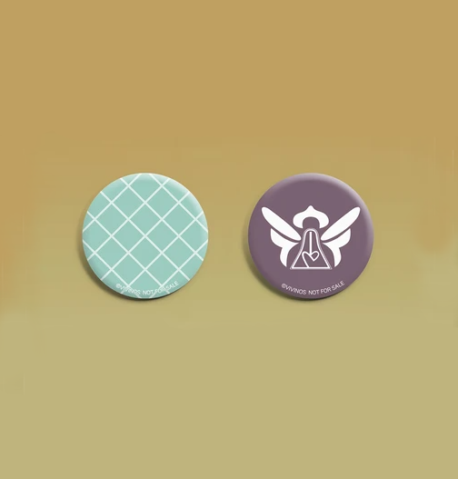 Alien Stage - Zombie Stage: Fading Youth Series - Mini Random Badge