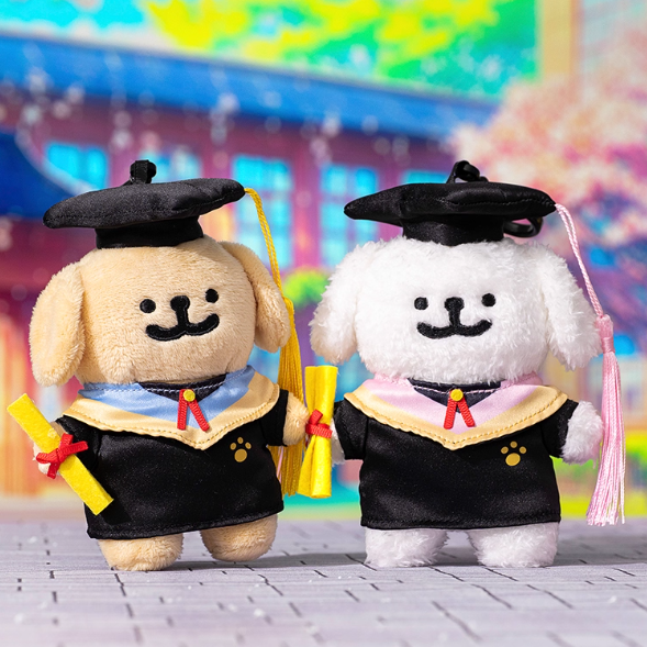 Line Puppy - Plush Pendant For Academic Gowns