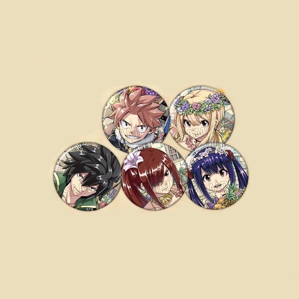 【Pre-Order】Fairy Tail 20th Anniversary - Character Badge Collection