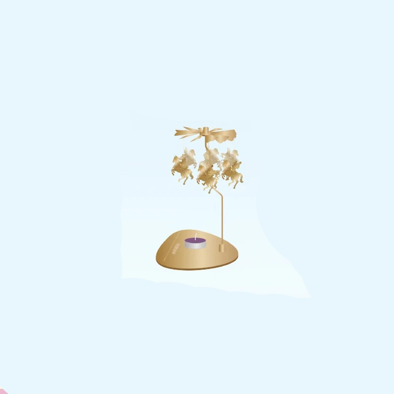 Hatsune Miku - Miku With You 2026 - Rotating Carousel Candle Holder