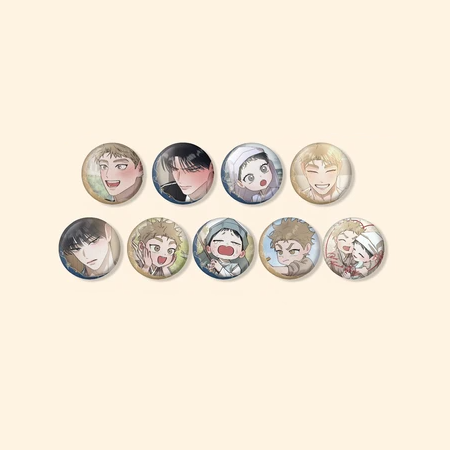 【Pre-Order】Red Thread Quest - March Monster - Round Tin Badge Blind Box