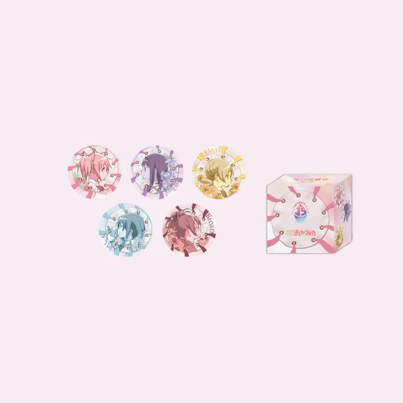 【Pre-Order】Puella Magi Madoka Magica × See You At Pizza - Tinplate Badge Blind Box