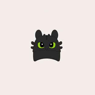 【Pre-Order】How to Train Your Dragon - Toothless Kids Baseball Cap