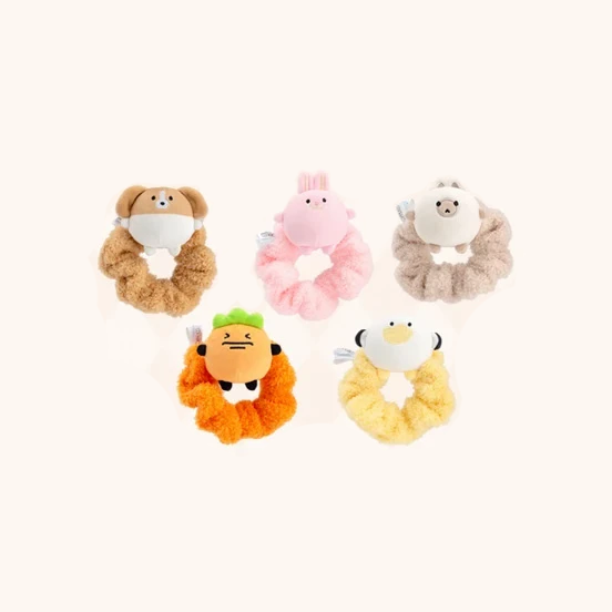 【Pre-Order】LiPU Friends × Irasutoya - Mini Plush Hair Clip