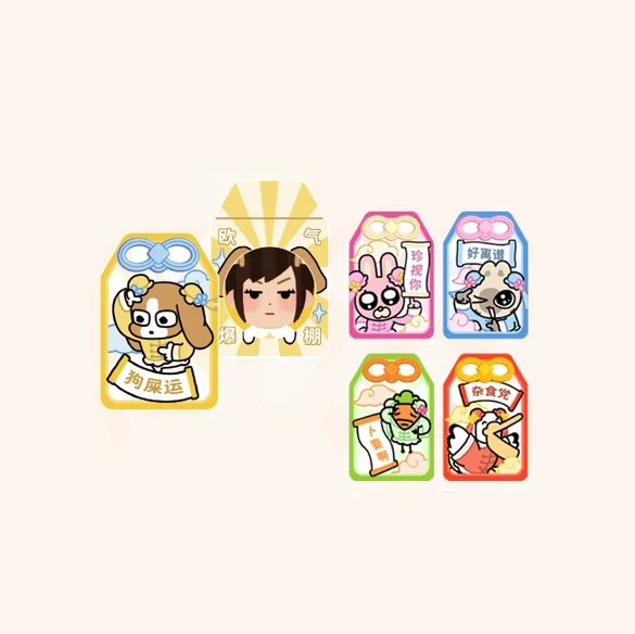 【Pre-Order】LiPU Friends × Irasutoya - Fan-Time ID-Photo Omamori